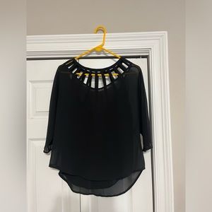 maurice’s black top size small